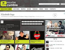 Tablet Screenshot of escucharcumbia.com